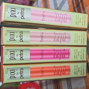 NWT Pixi By Petra Satin Lip Tint Bundle